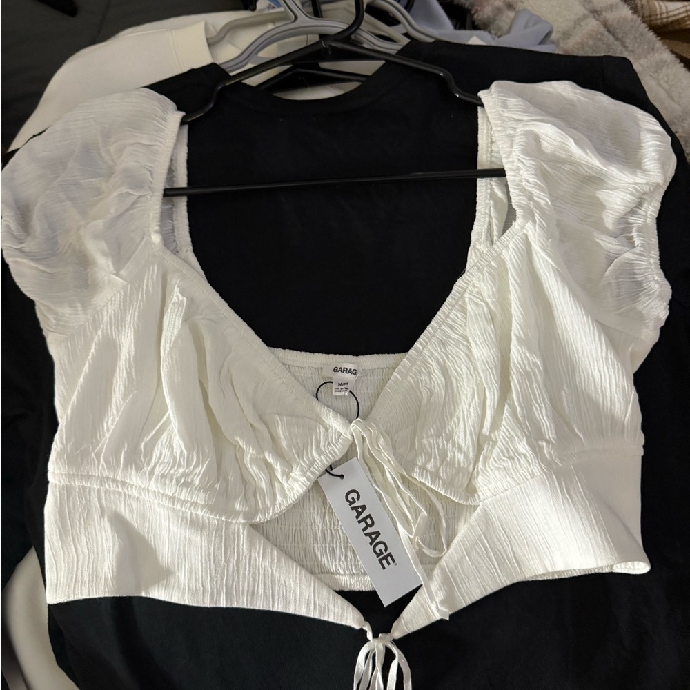 Garage Women's White Crop Top